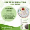 Herbvilla Chia Seeds how to use