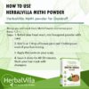 How to use Herbvilla Methi Seed Powder