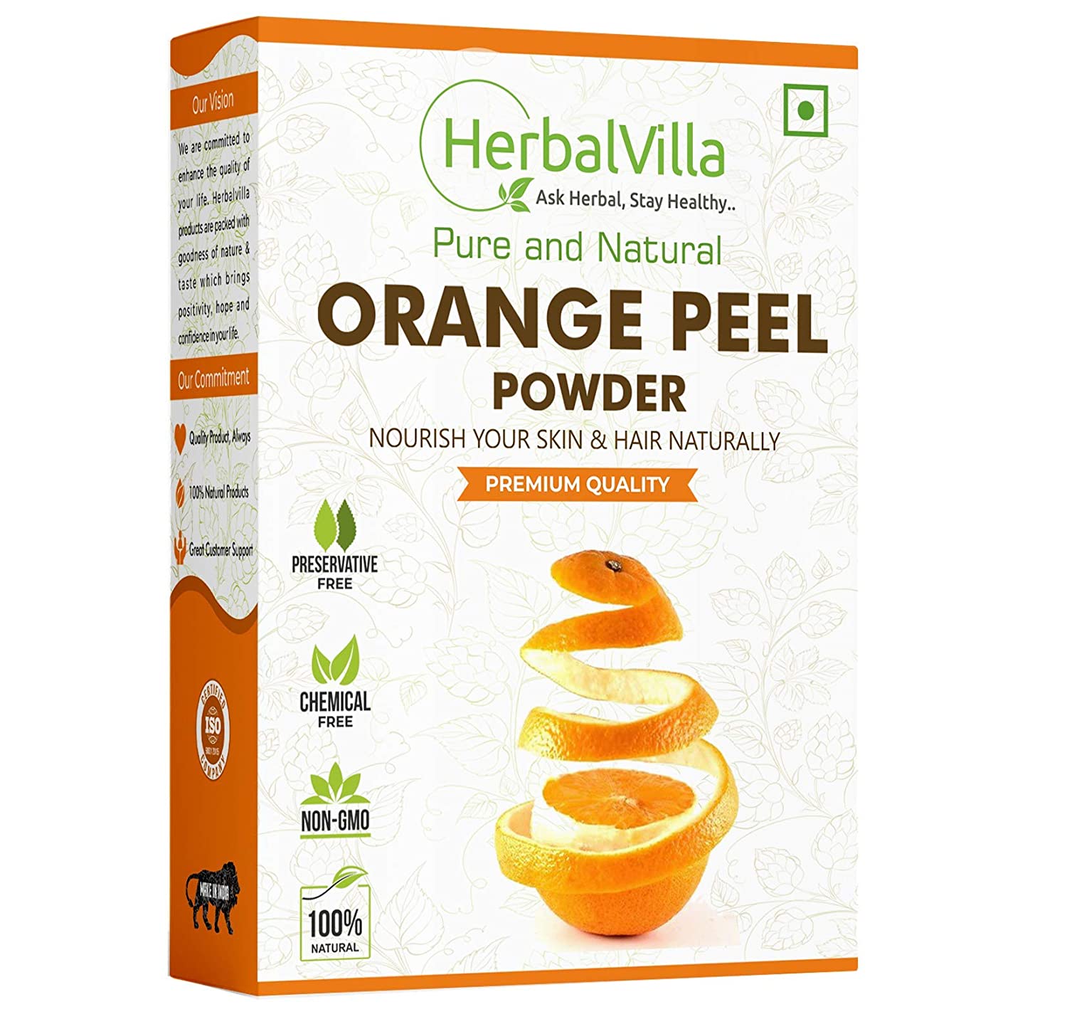 Herbvilla Orange Peel Powder - Herbvilla