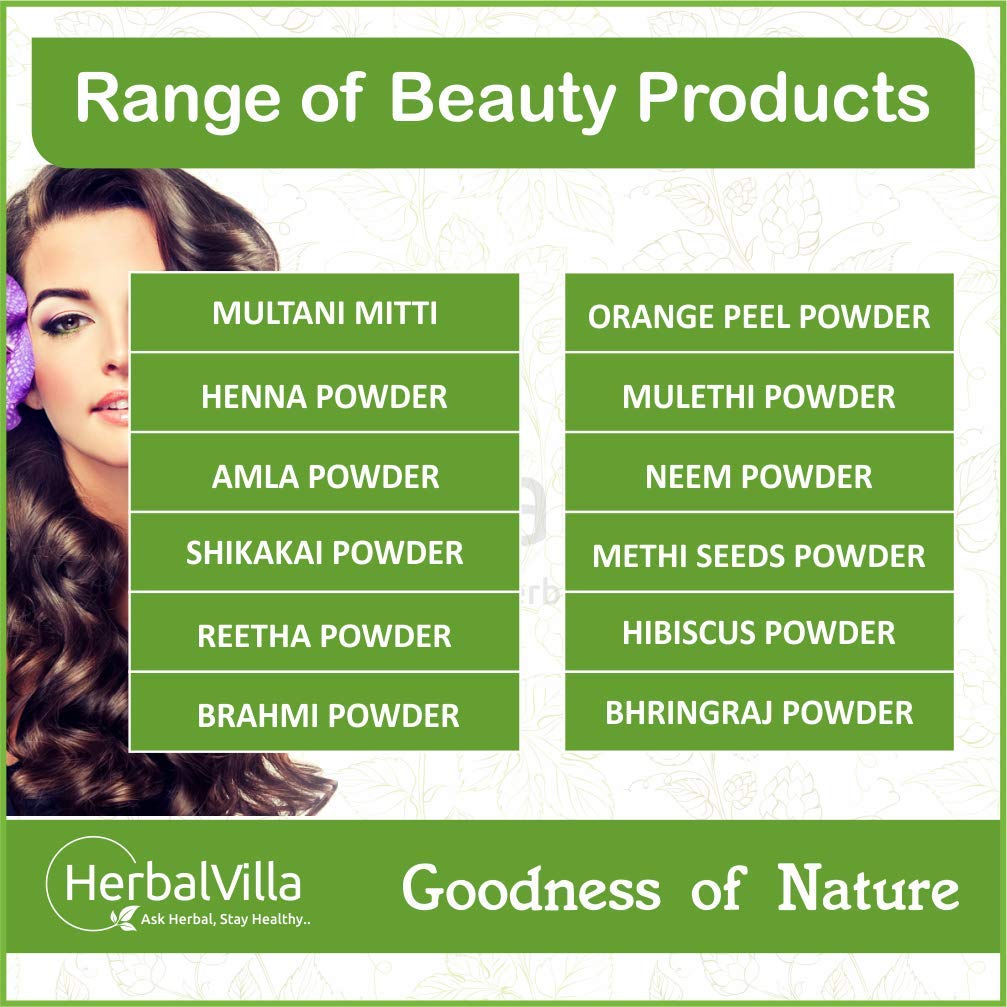 Herbvilla Brahmi Powder for Eating and hair growth - Herbvilla